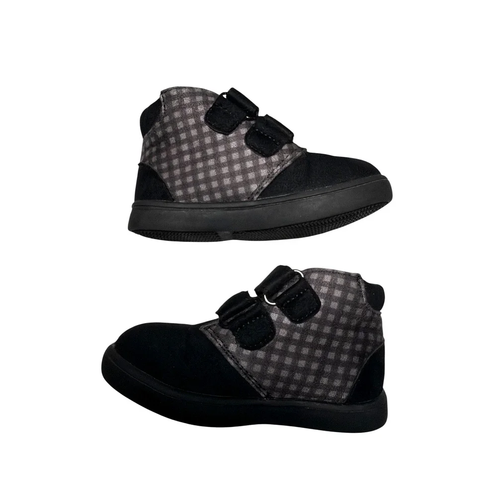 Lily and Dan ANKLE Boots Sz Size 5/6 Black and Gray Unisex Boys Girls Toddlers